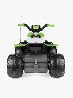 Elbiler & -Køretøjer-PegPerego PegPérego Corral T-Rex Firehjulet ATV 330W, Grøn/Sort Grøn/Sort