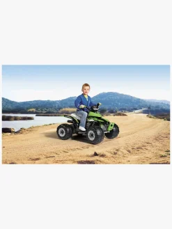 Elbiler & -Køretøjer-PegPerego PegPérego Corral T-Rex Firehjulet ATV 330W, Grøn/Sort Grøn/Sort