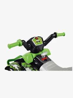 Elbiler & -Køretøjer-PegPerego PegPérego Corral T-Rex Firehjulet ATV 330W, Grøn/Sort Grøn/Sort