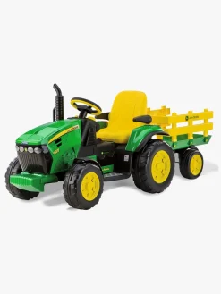 Legetøj Til Børn På 0-10 År|Elbiler & -Køretøjer-PegPerego PegPérego John Deere Ground Traktor, Grøn
