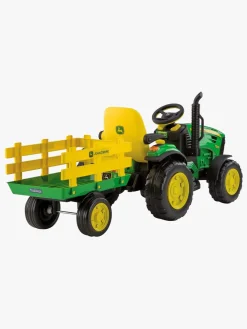 Legetøj Til Børn På 0-10 År|Elbiler & -Køretøjer-PegPerego PegPérego John Deere Ground Traktor, Grøn
