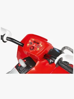 Elbiler & -Køretøjer-PegPerego PegPérego Polaris Outlaw Firehjulet ATV 330W, Rød/Hvid