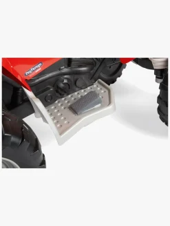 Elbiler & -Køretøjer-PegPerego PegPérego Polaris Outlaw Firehjulet ATV 330W, Rød/Hvid