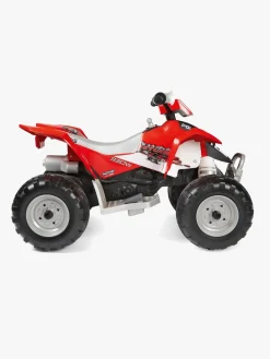 Elbiler & -Køretøjer-PegPerego PegPérego Polaris Outlaw Firehjulet ATV 330W, Rød/Hvid