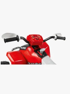 Elbiler & -Køretøjer-PegPerego PegPérego Polaris Outlaw Firehjulet ATV 330W, Rød/Hvid