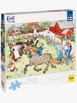 Spil & Puslespil-EmilILonneberga Peliko Emil Fra Lønneberg Puslespil 750 Brikker