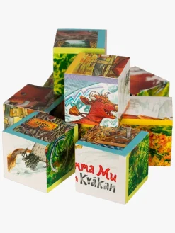 Spil & Puslespil-Peliko Mor Muh Og Krage Kubepuslespil 9 Brikker