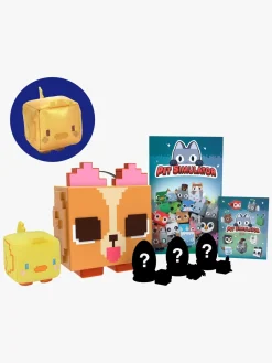 Legetøjsfigurer-Pet Simulator Collector Bundle Legesæt Pixel Corgi Series 2