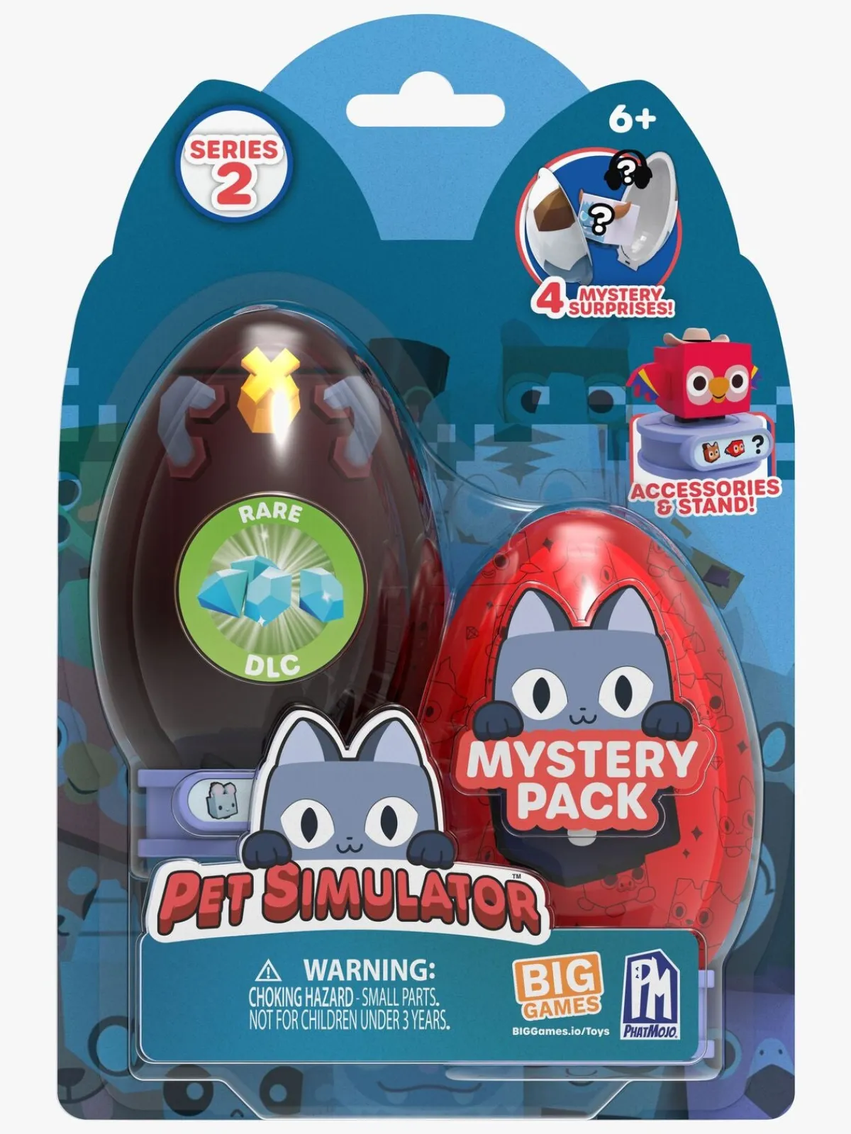 Legetøjsfigurer-Pet Simulator Core Mystery Pack Figursæt Series 2 2-pak