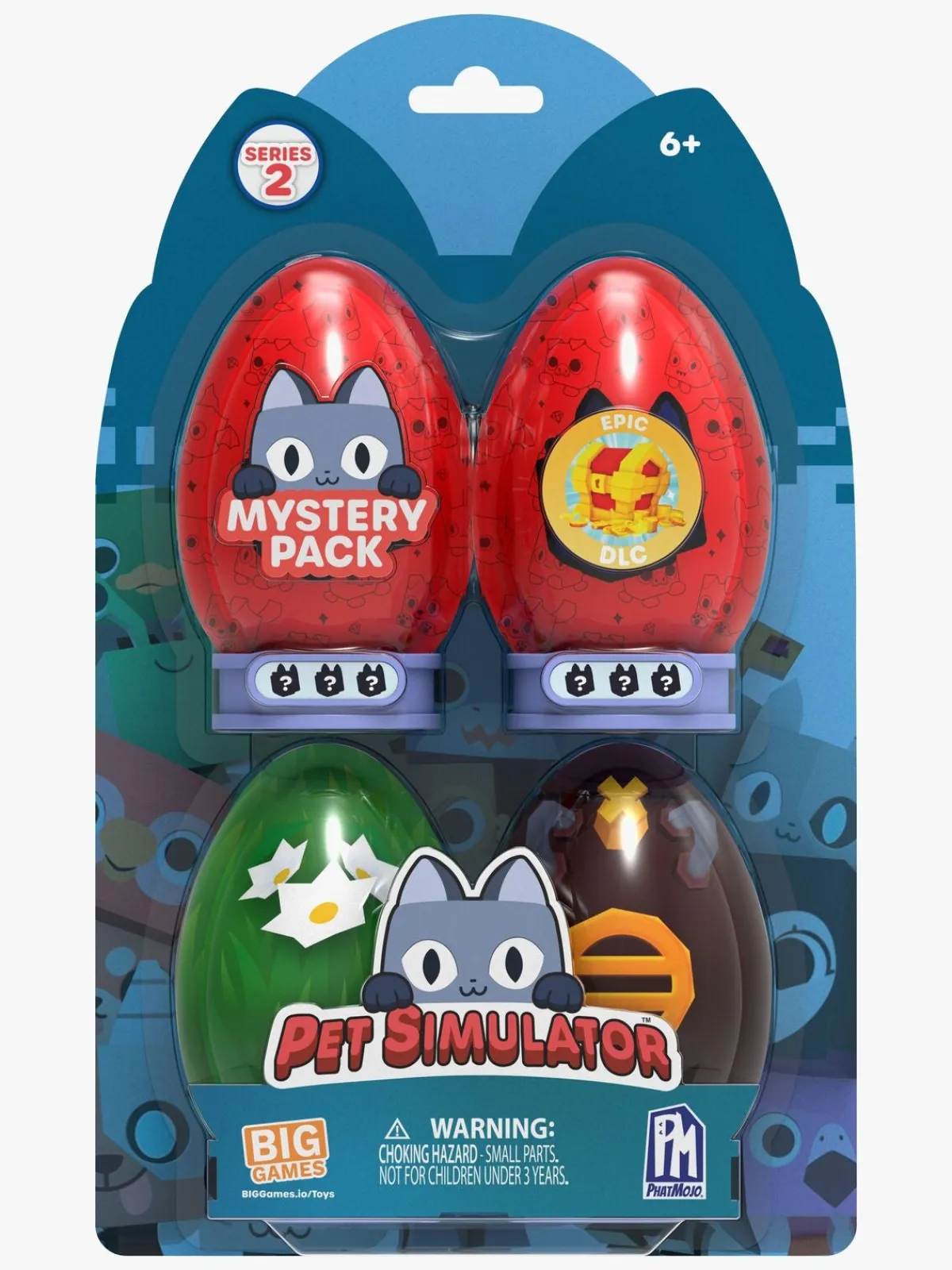 Legetøjsfigurer-Pet Simulator Core Mystery Pack Figursæt Series 2 4-pak