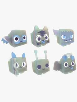 Legetøjsfigurer-Pet Simulator Core Mystery Pack Figursæt Series 2 4-pak