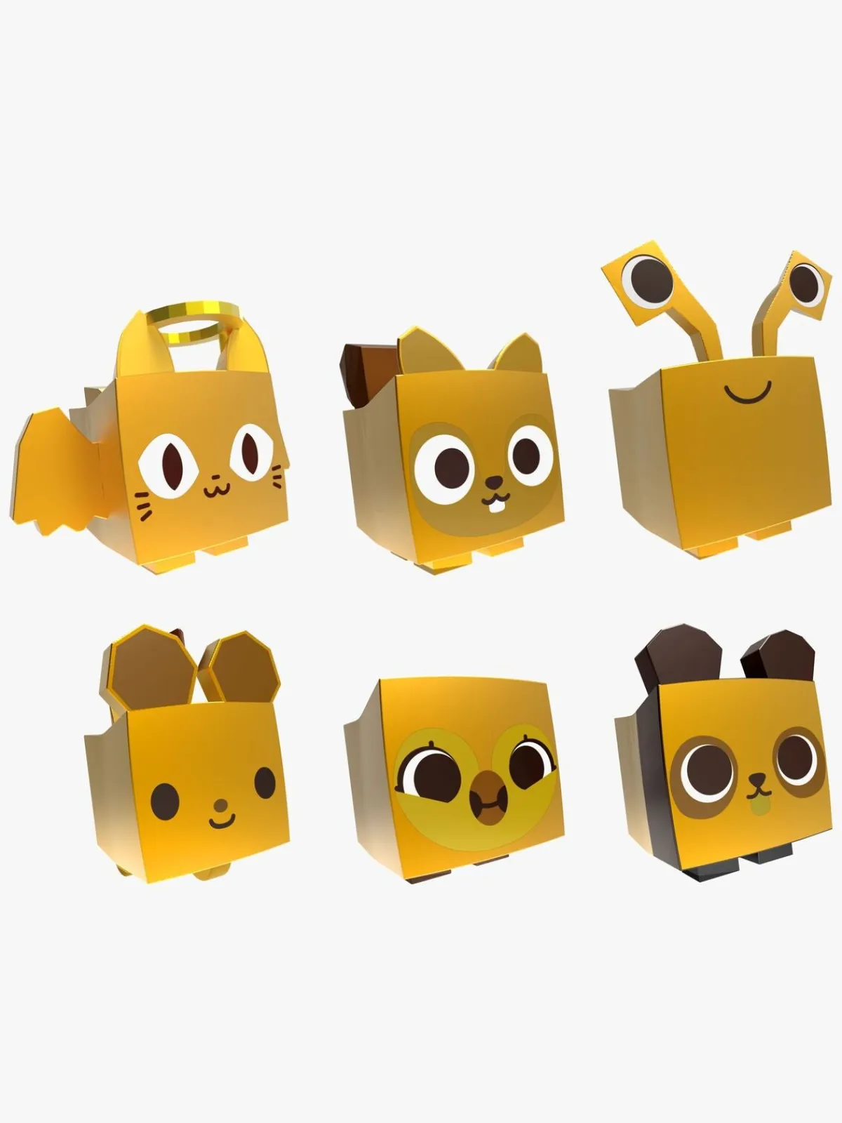 Legetøjsfigurer-Pet Simulator Core Mystery Pack Figursæt Series 2 4-pak