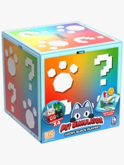 Legetøjsfigurer-Pet Simulator Lucky Block Figursæt Series 2 4-pak