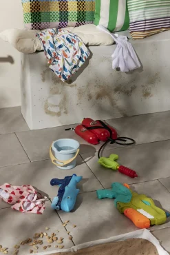 Vandlegetøj-Pinepeak Vandpistol med Rygsæk Brandmand Rød