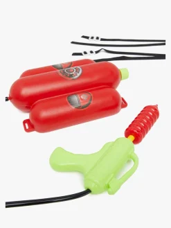 Vandlegetøj-Pinepeak Vandpistol med Rygsæk Brandmand Rød