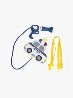 Vandlegetøj-Pinepeak Vandpistol med Rygsæk Politibil Hvid