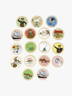 Spil & Puslespil-PippiLangstrump Pippi Huskespil Træ