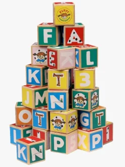 Trælegetøj-PippiLangstrump Pippi Langstrømpe Bogstavsklodser 36 Stk.