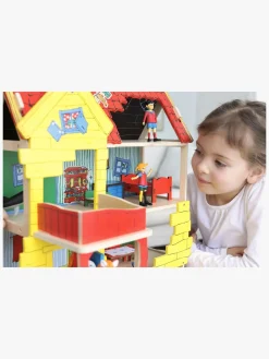 Dukker & Bamser-PippiLangstrump Pippi Langstrømpe Dukkehusmøbler Soveværelse 3 Dele