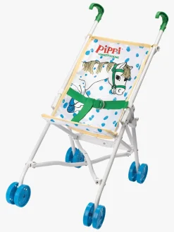 Dukker & Bamser-PippiLangstrump Pippi Langstrømpe Dukkeklapvogn