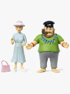 Legetøjsfigurer|Dukker & Bamser-PippiLangstrump Pippi Langstrømpe Figur Efraim & Prussiluskan Flerfarvet