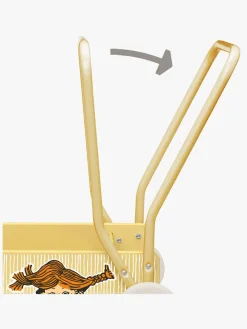 Babylegetøj-PippiLangstrump Pippi Langstrømpe Gåvogn, Gul