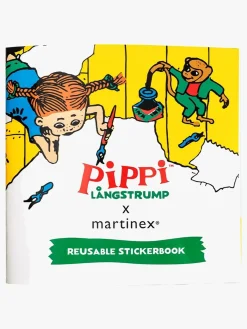 Kreativt Legetøj-PippiLangstrump Pippi Langstrømpe Klistermærkebog Genanvendelig Kort