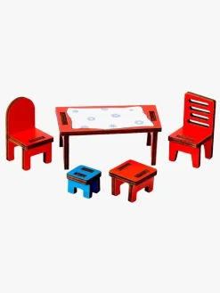 Dukker & Bamser-PippiLangstrump Pippi Langstrømpe Møbelsæt Bord & Stole