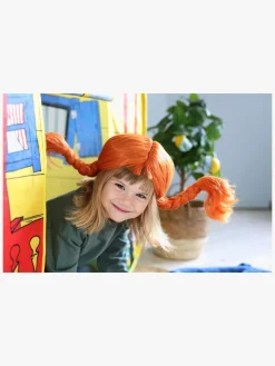 Kostumer & Udklædning-PippiLangstrump Pippi Langstrømpe Paryk