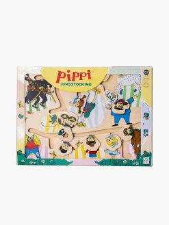 Spil & Puslespil-PippiLangstrump Pippi Langstrømpe Puslespil Labyrint