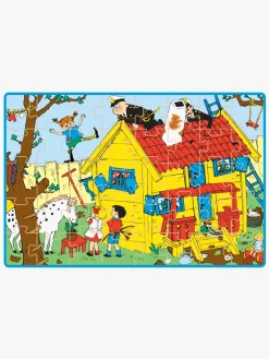 Spil & Puslespil-PippiLangstrump Pippi Langstrømpe Puslespil med Taske 40 Brikker