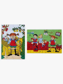 Spil & Puslespil-PippiLangstrump Pippi Langstrømpe Puslespil 2-i-1