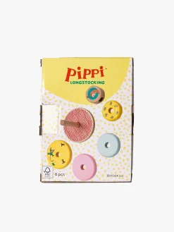 Babylegetøj-PippiLangstrump Pippi Langstrømpe Stablelegetøj