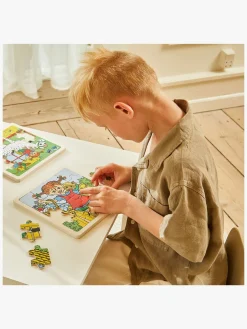 Spil & Puslespil-PippiLangstrump Pippi Langstrømpe Træpuslespil Pippi & Hr. Nilsson 16 Dele