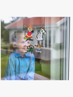 Kreativt Legetøj-PippiLangstrump Pippi Langstrømpe Vinduesmalesæt