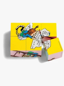 Spil & Puslespil-PippiLangstrump Pippi Puslespilsklodser 6 Klodser