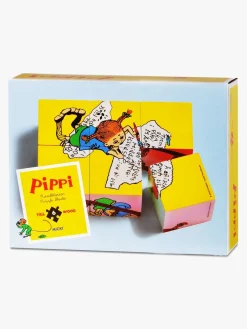 Spil & Puslespil-PippiLangstrump Pippi Puslespilsklodser 6 Klodser