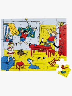 Spil & Puslespil-PippiLangstrump Pippi Træpuslespil 30 Brikker