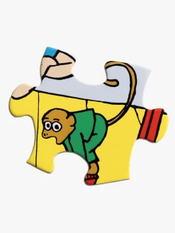 Spil & Puslespil-PippiLangstrump Pippi Træpuslespil 12 Brikker