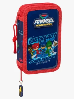 Kreativt Legetøj-PJMasks Dobbelt Penalhus, Marineblå