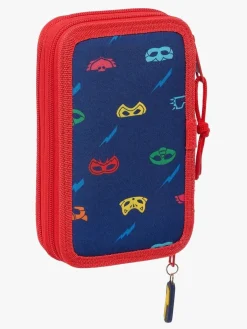 Kreativt Legetøj-PJMasks Dobbelt Penalhus, Marineblå