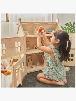 Dukker & Bamser-PlanToys Plan Toys Dukkehus