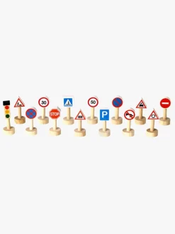 Togbaner & Legeborde-PlanToys Plan Toys Trafikskilt Sæt