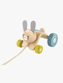 Babylegetøj-PlanToys Plan Toys Træklegetøj Kanin