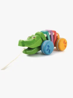 Babylegetøj-PlanToys Plan Toys Træklegetøj Krokodille