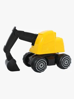 Udelegetøj-Plasto Gravemaskine, Gul/Sort