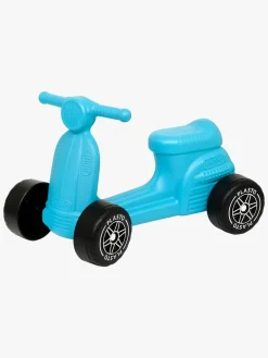 Pedal- & Gåbiler-Plasto Scooter med Lydsvag Hjul 50 cm, Turkis Blå
