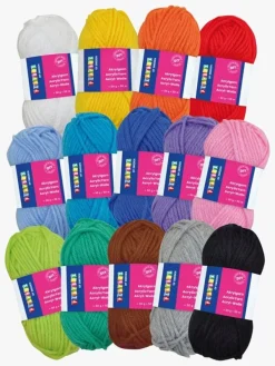 Kreativt Legetøj-Playbox Akrylgarnsæt, 14 Farver