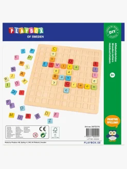 Spil & Puslespil-Playbox Alfabetbræt 100 Bogstaver