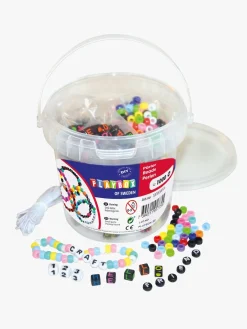 Kreativt Legetøj-Playbox Bogstavsperler I Spand 1000 Stk